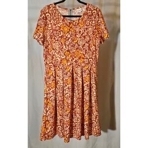 LaLaRoe Floral Print Dress Size 2XL